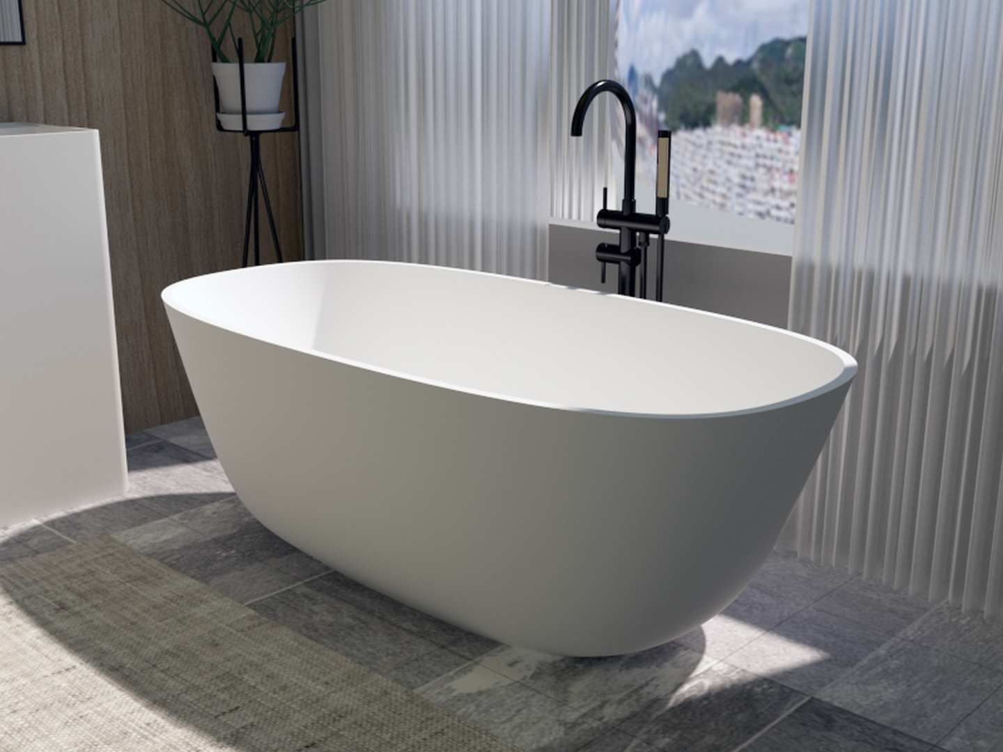 white bathroom bathtub product from Cpingao