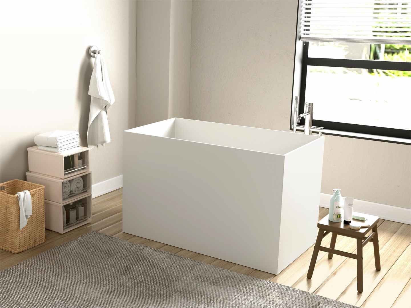 freestanding bathtub ps-8842(Pure Acrylic Solid Surface)