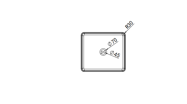 Freestanding Pedestal Washbasin ps-6616-450(top view)