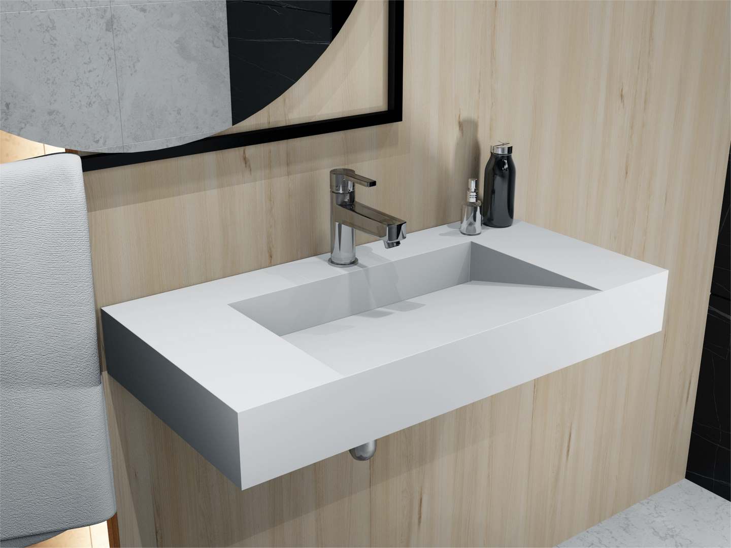 PS-9910 Wall-mounted washbasin