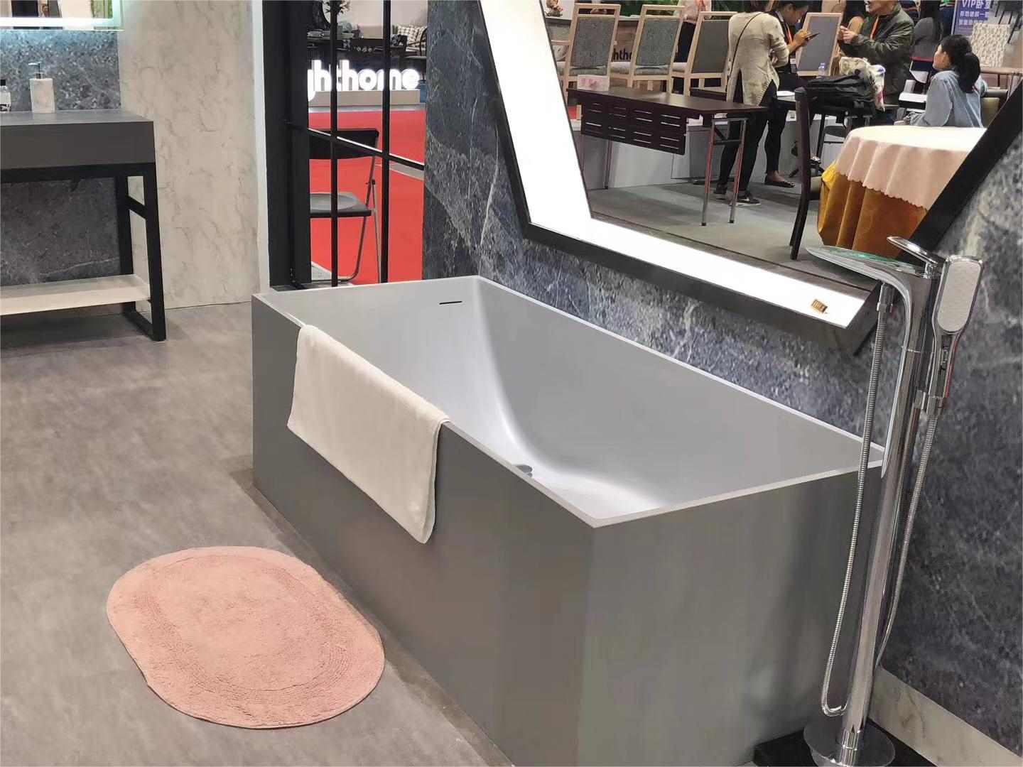 2022 Guang Zhou Fair from Cpingao bathroom products acrylic bathtub