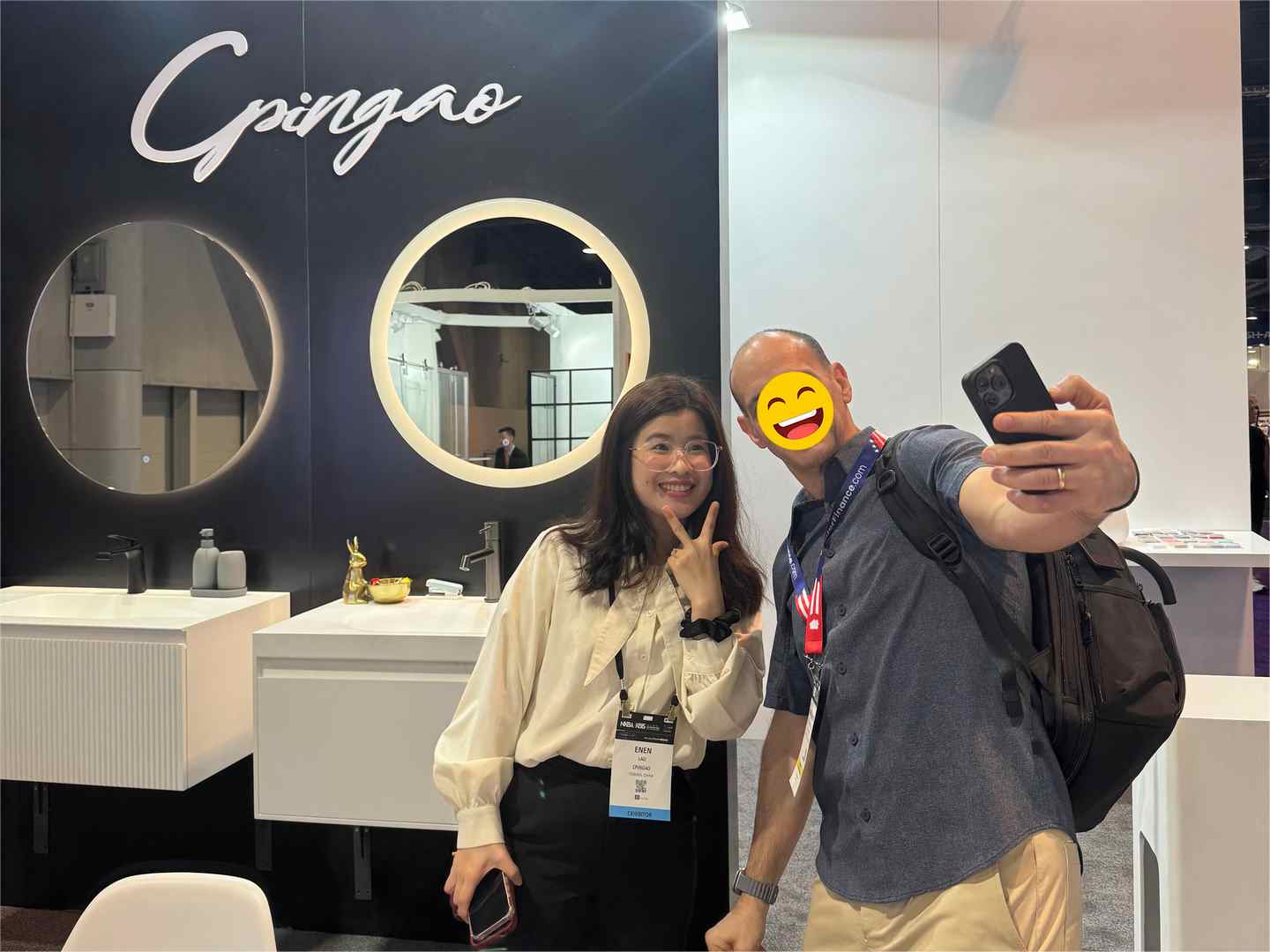 2024.2 Las Vegas KBIS2024 Fair from Cpingao bathroom products ，get nice friendship with our customers