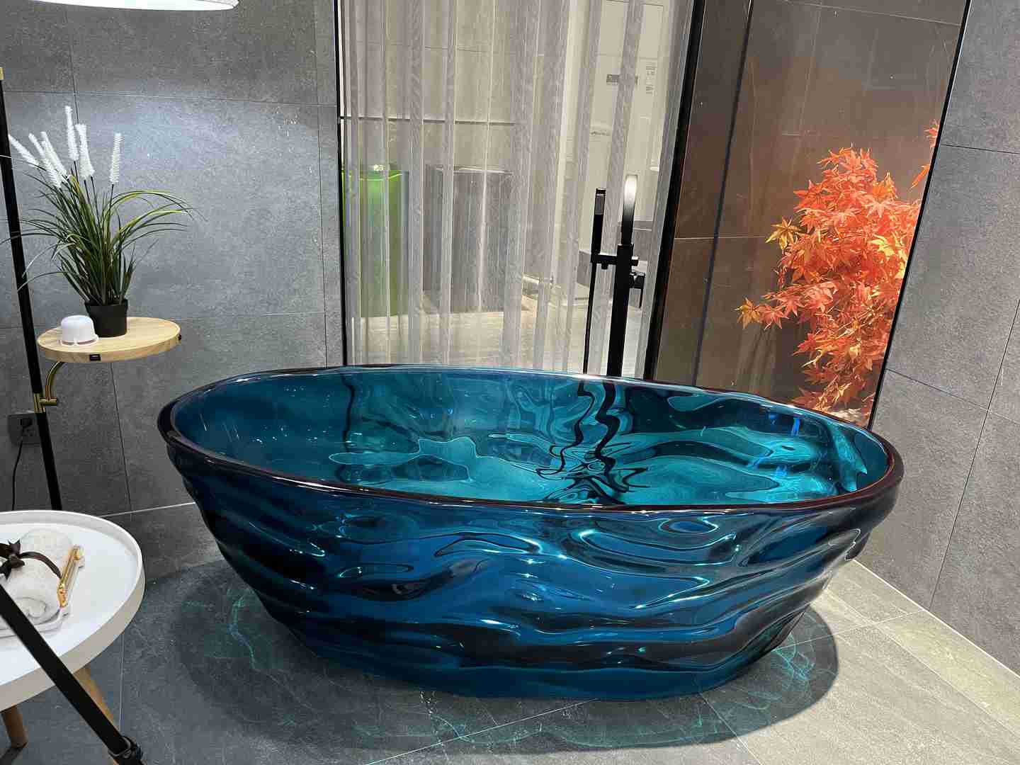 PS-8851 resin freestanding bathtub quality in bathroom from Cpingao