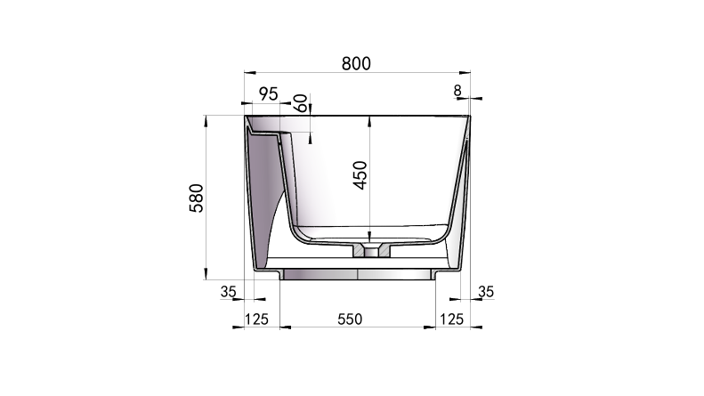 8855-1600 side view