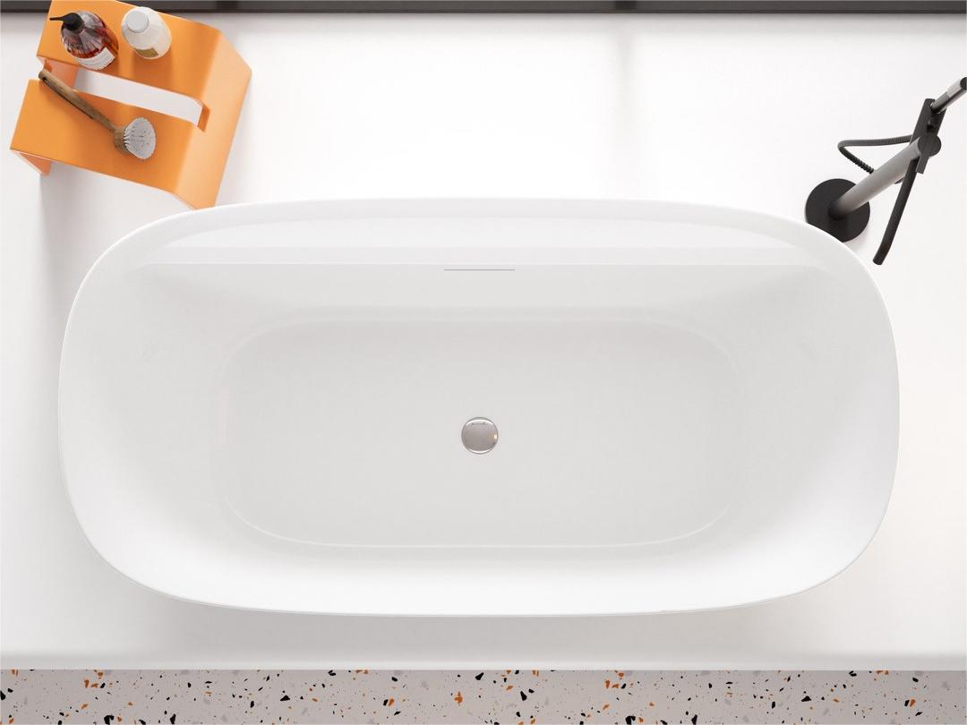 Freestanding acrylic bathtub 8855 from Cpingao