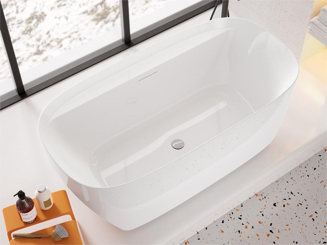 Freestanding acrylic bathtub 8855 from Cpingao