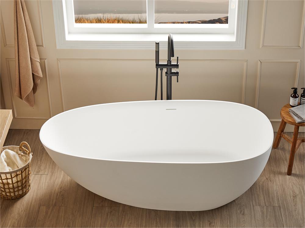 freestanding acrylic solid surface bathtub from Cpingao China