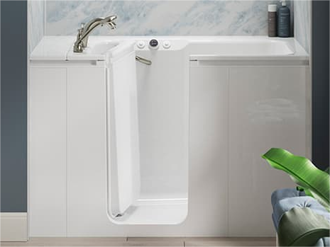 Difference in Acrylic & Fiberglass Tubs - KOHLER Walk-In Bath