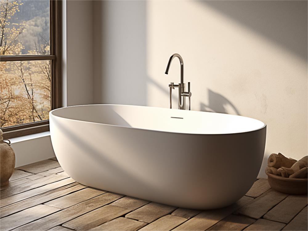 （Manufacturers of Bath Tubs）PS-8845 Acrylic solid surface bathtub from Cpingao