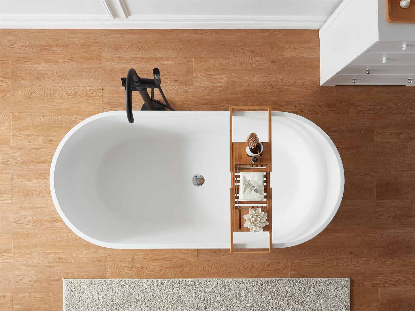 acrylic solid surface bathtub PS-8816