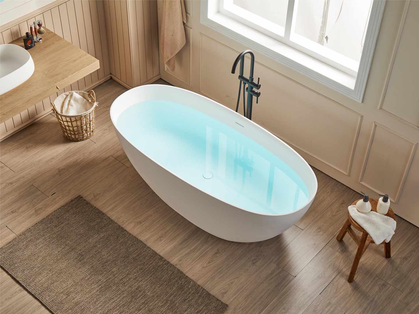 Large Bathtub Layout from Cpingao bathroom sizePS-8845