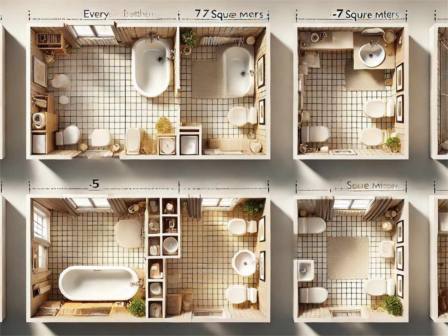 Bathroom size design from Cpingao