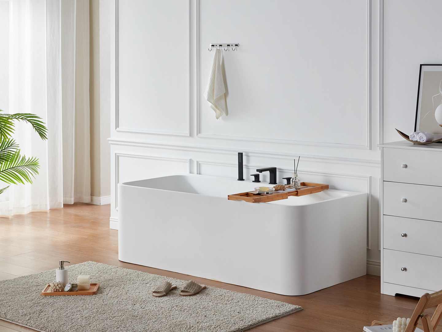 PS-8829 （What Is a Solid Surface Bathtub? A Complete Guide to Durable and Stylish Tubs）