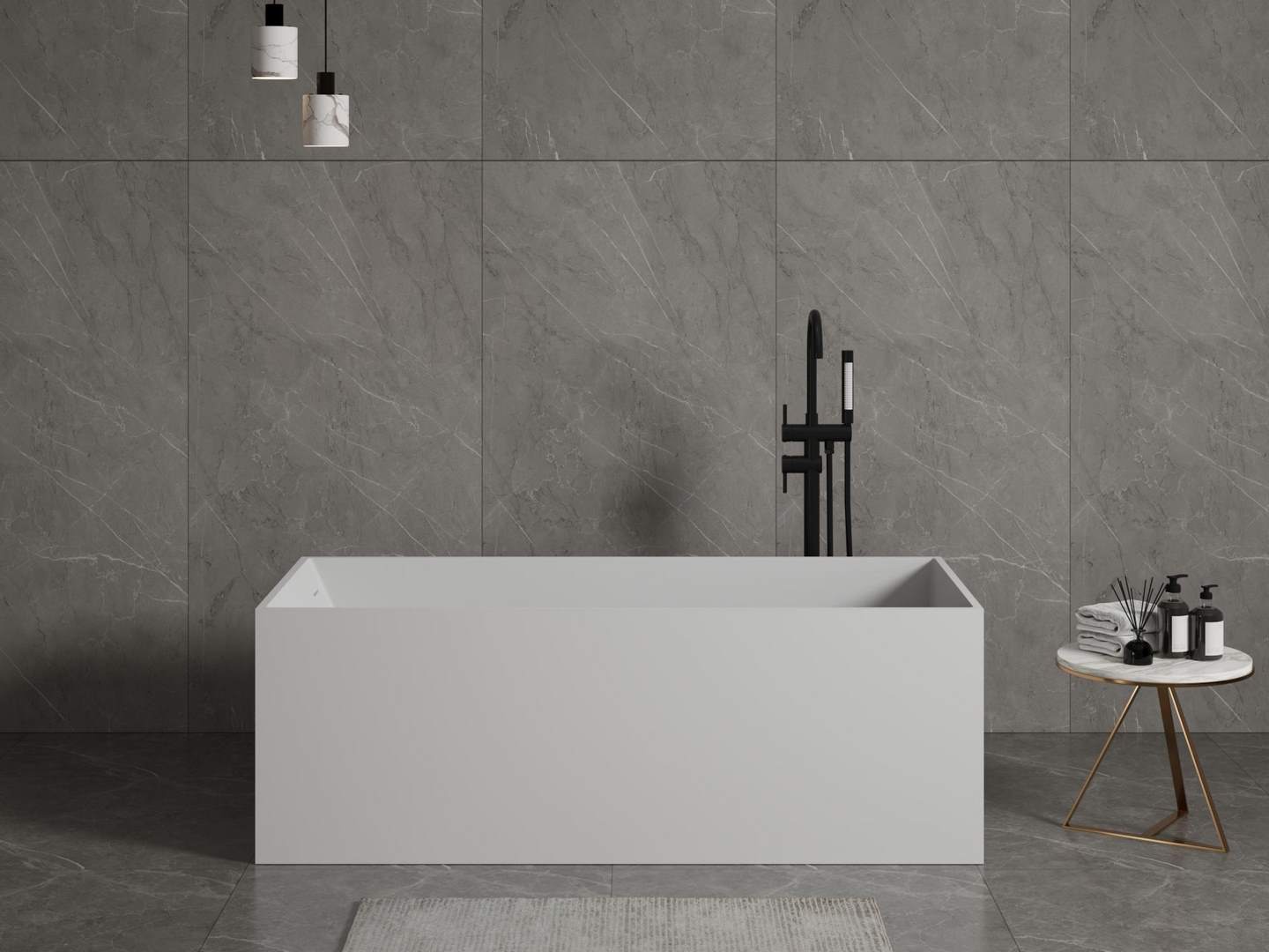 Sollid surface bathtub CPG-8819-1 manufactured by Cpingao